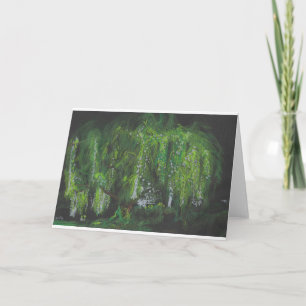 "Los Gatos Willow Tree" by Amber Larsen Card