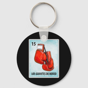 Los Guantes De Boxeo Mexican Boxing Gloves Cards  Key Ring