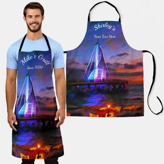 Los Muertos Pier 1182 Apron (Creator Uploaded)