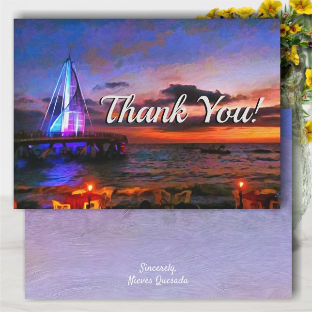 Los Muertos Pier 1182 Thank You Card (Creator Uploaded)