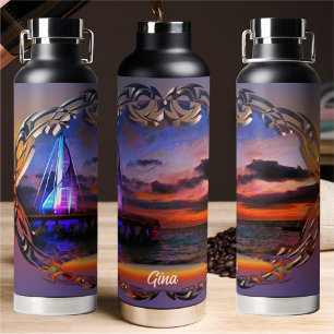Los Muertos Pier 1182 Water Bottle