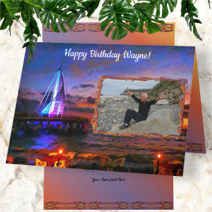 Los Muertos Pier Birthday 1182 Card