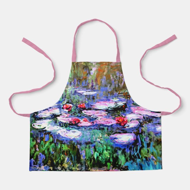 Los Nenufares by Monet Apron (Front)