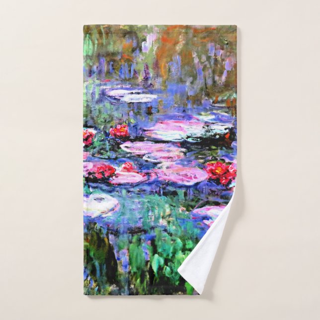 Los Nenufares by Monet Hand Towel (Hand Towel)