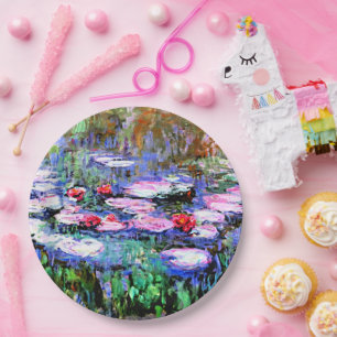 Los Nenufares by Monet Paper Plate