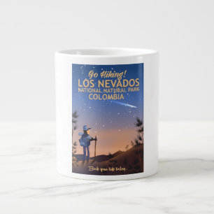 Los Nevados National Natural Park Travel poster Large Coffee Mug