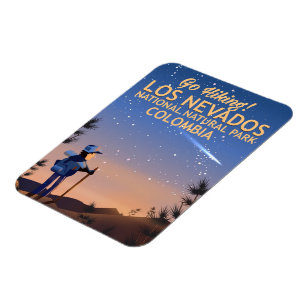 Los Nevados National Natural Park Travel poster Magnet