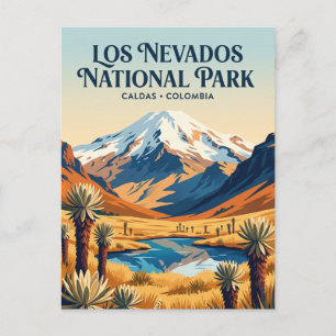 Los Nevados National Park Colombia Postcard