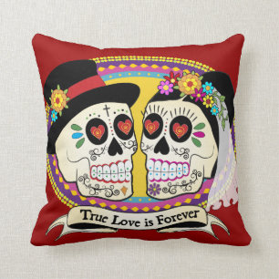 Los Novios (English) Pillow