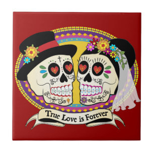 Los Novios (English) Tile