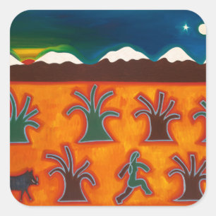 Los Olivos en el Invierno 2010 Square Sticker