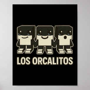 Los Orcalitos - Funny Italian Brainrot Kids Orcale Poster