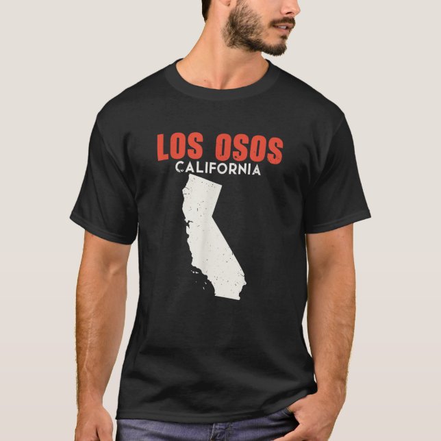 Los Osos California USA State America Travel Calif T-Shirt (Front)