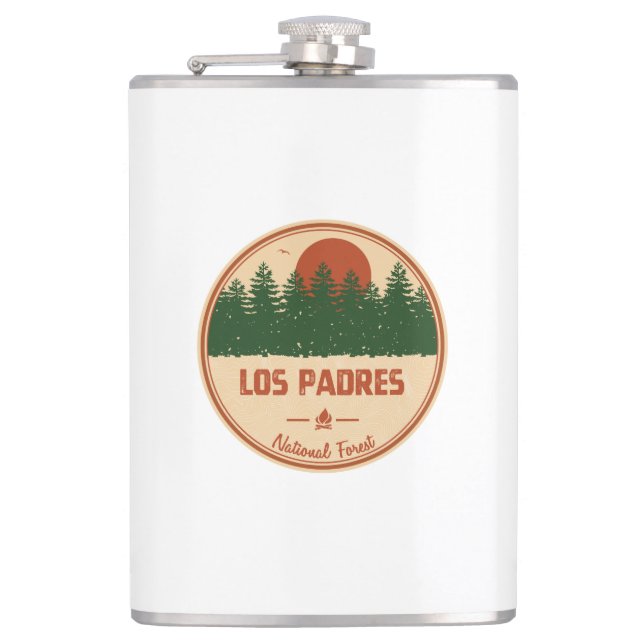 Los Padres National Forest Hip Flask (Front)