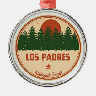 Los Padres National Forest Metal Tree Decoration