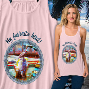 Los Peines Pelican Favourite Bird 0463 Singlet