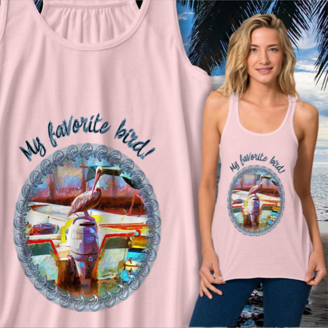 Los Peines Pelican Favourite Bird 0463 Singlet (Creator Uploaded)