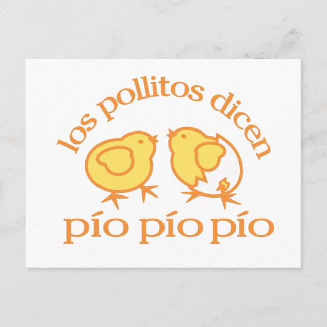 los pollitos dicen... postcard (Front)