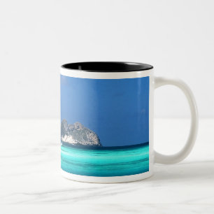 Los Roques Islands, Venezuela Two-Tone Coffee Mug