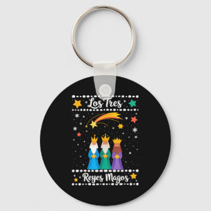 Los Tres Es Magos Navidad Latina Tres Es Key Ring