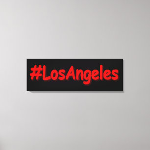 "#LosAngeles" Cute Design. Buy Now Canvas Print