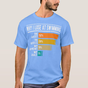 Lose At Swimming Sport Swimmer T-Shirt
