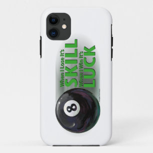 Lose Skill Win Luck 8 Ball Case-Mate iPhone Case