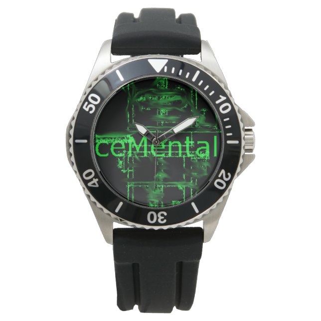 lose track of time with this ceMental watch! Watch (Front)