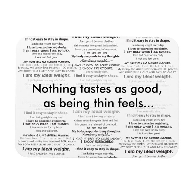 Lose Weight, Feel Great Magnet (Horizontal)