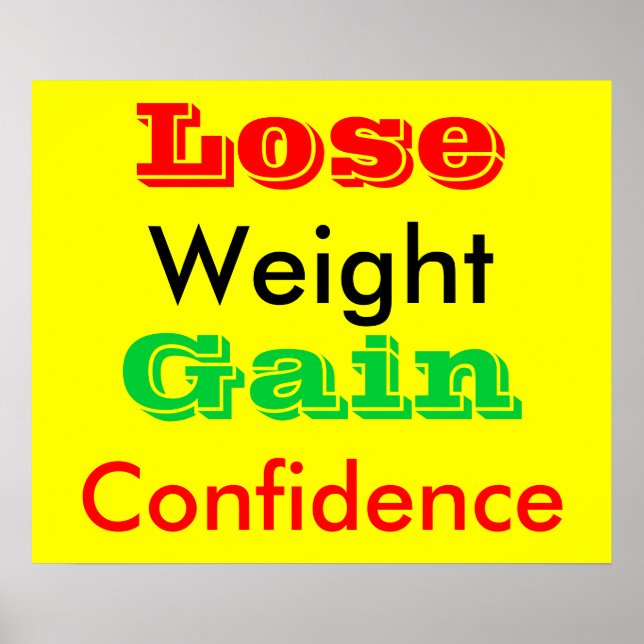 Lose weight poster (Front)
