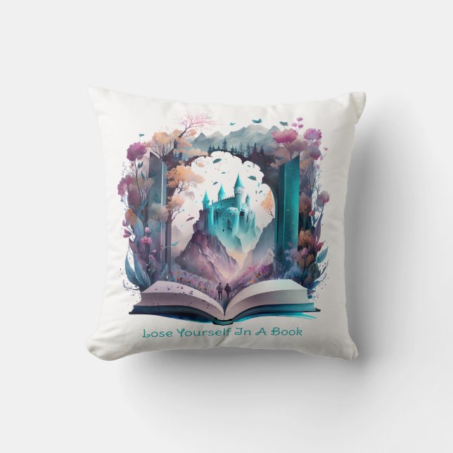 Lose Yourself In A Book Cushion (Front)