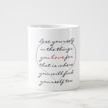 Lose youself  jumbo mug