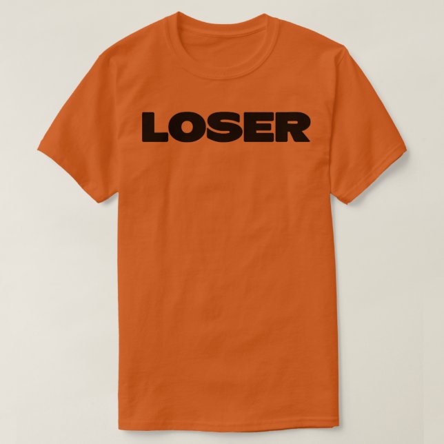 Loser black T-Shirt (Design Front)