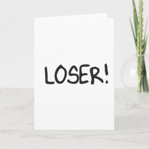 loser card