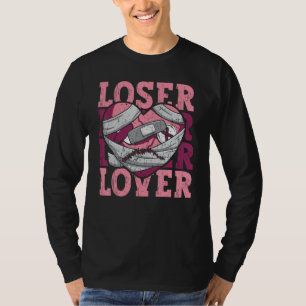 Loser Dripping Heart Heartbreak Design Valentines T-Shirt