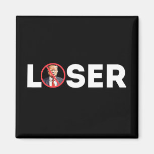 Loser Funny Anti-trump 2024 Loser Not Again Kamala Magnet