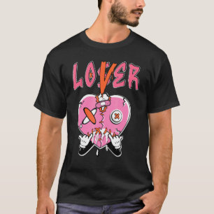 Loser  Heart Dripping GS Pinksicle 5s Matching T-Shirt