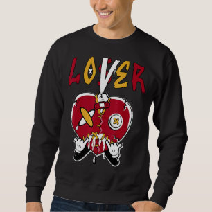Loser  Heart Dripping Mid Picnic 1s Matching Sweatshirt