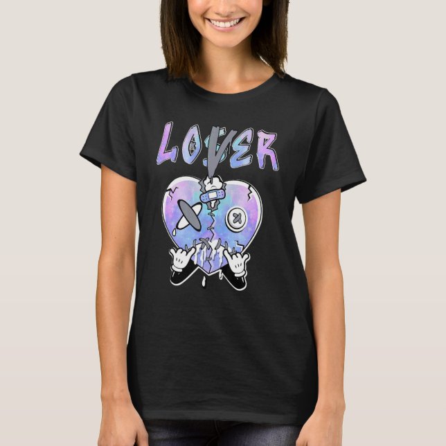 Loser  Heart Dripping Zen Master 4s Matching T-Shirt (Front)