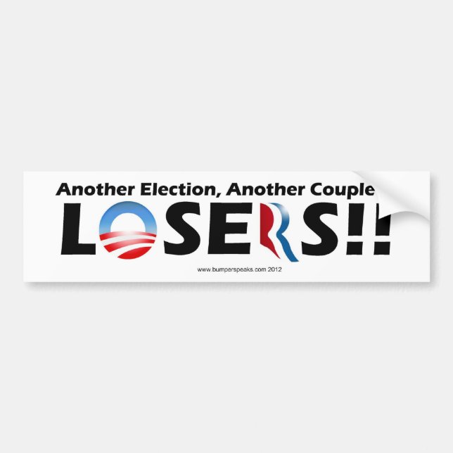 Losers Bumper Sticker (Front)