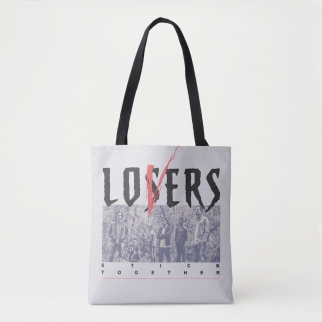 Losers Stick Together Tote Bag (Front)