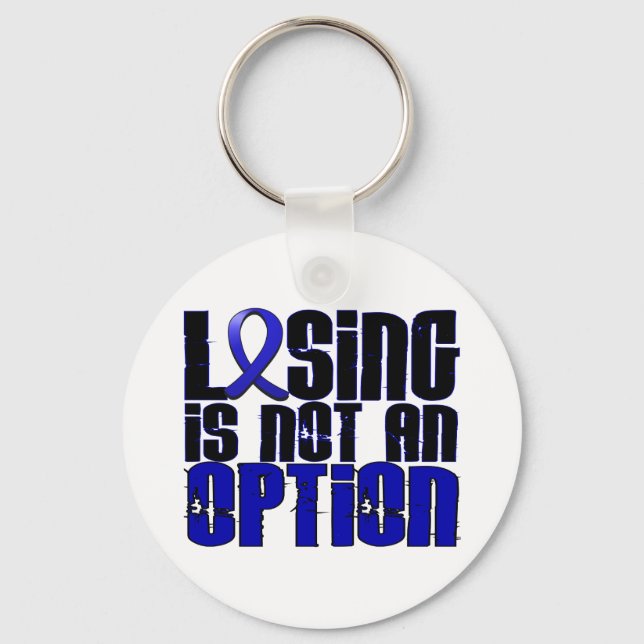 Losing Is Not An Option Rheumatoid Arthritis Key Ring (Front)