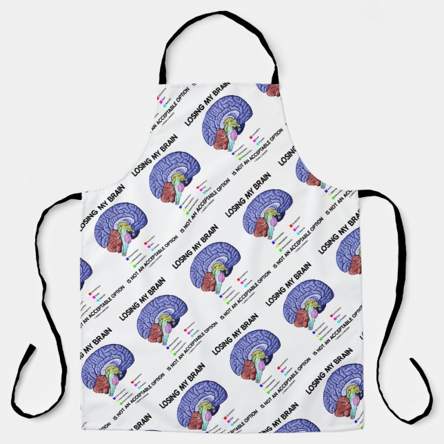 Losing My Brain Is Not An Acceptable Option Apron (Front)