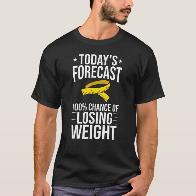 Losing Weight Motivation Diet Workout Exercise Beg T-Shirt (Front)
