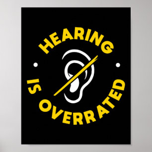 Loss Awareness Asl And Deaf Awareness Poster