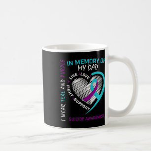 Loss Father In Memory Of My Dad Suicide Awareness Coffee Mug
