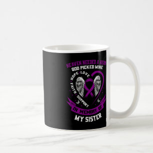 Loss In Memory of Sister Pancreatic Cancer Awarene Coffee Mug