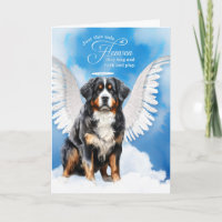 Loss of a Bernese Mountain Dog Angel Pet Sympathy