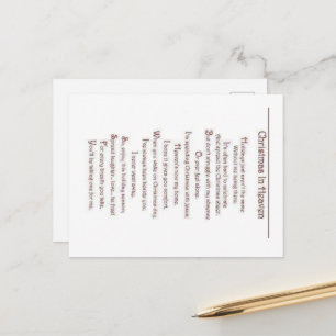 Loss of a Loved One Postcard