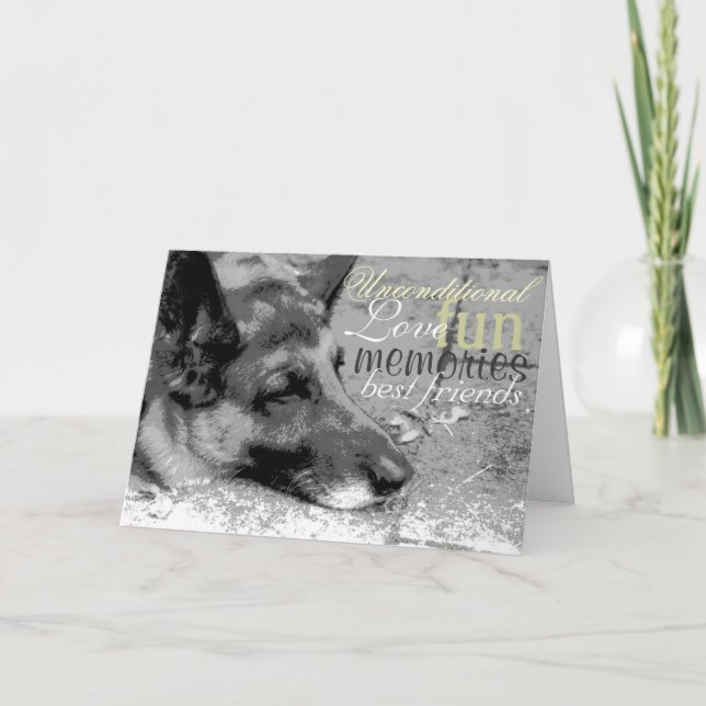 Loss of a Pet Card (Front)